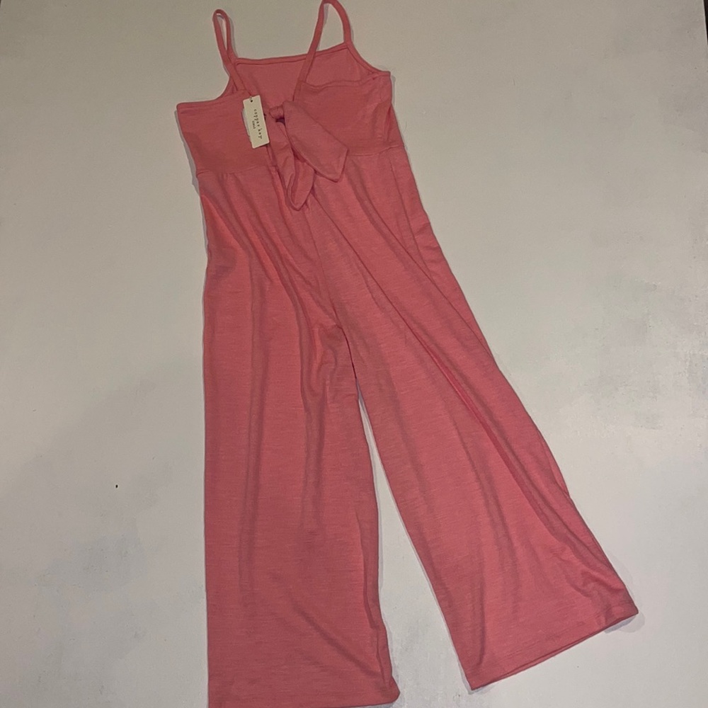Copper Key girls salmon pink jumpsuit romper XL NWT